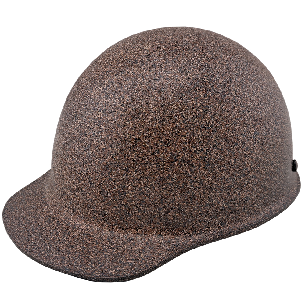 MSA Skullgard (LARGE SHELL) Cap Style Hard Hats with STAZ ON Suspension Light Granite - Oblique Left