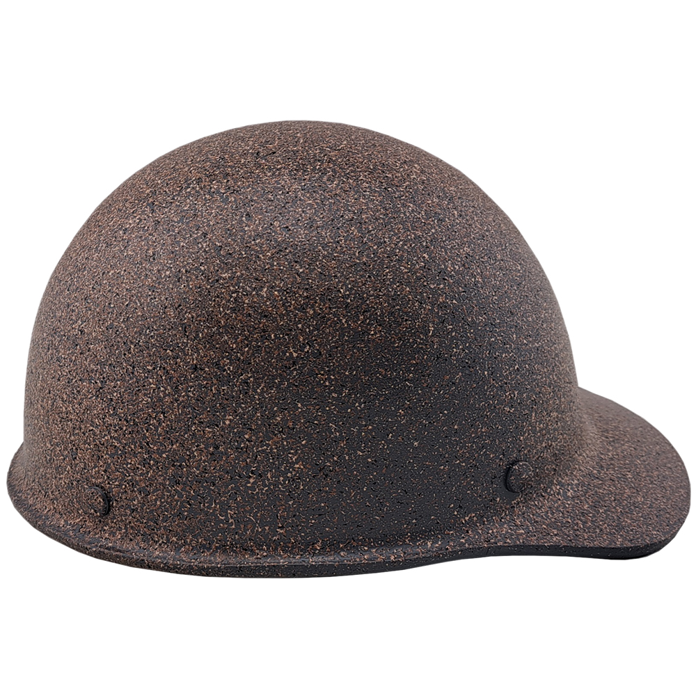 MSA Skullgard (LARGE SHELL) Cap Style Hard Hats with Ratchet Suspension Light Granite - Right