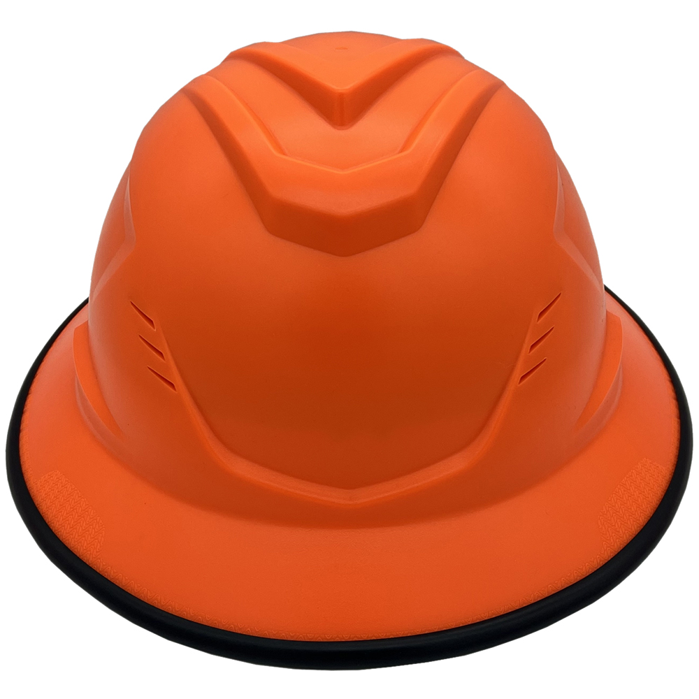 MSA Full Brim C1 Vented Hard Hats with 4 Point Ratchet Suspensions