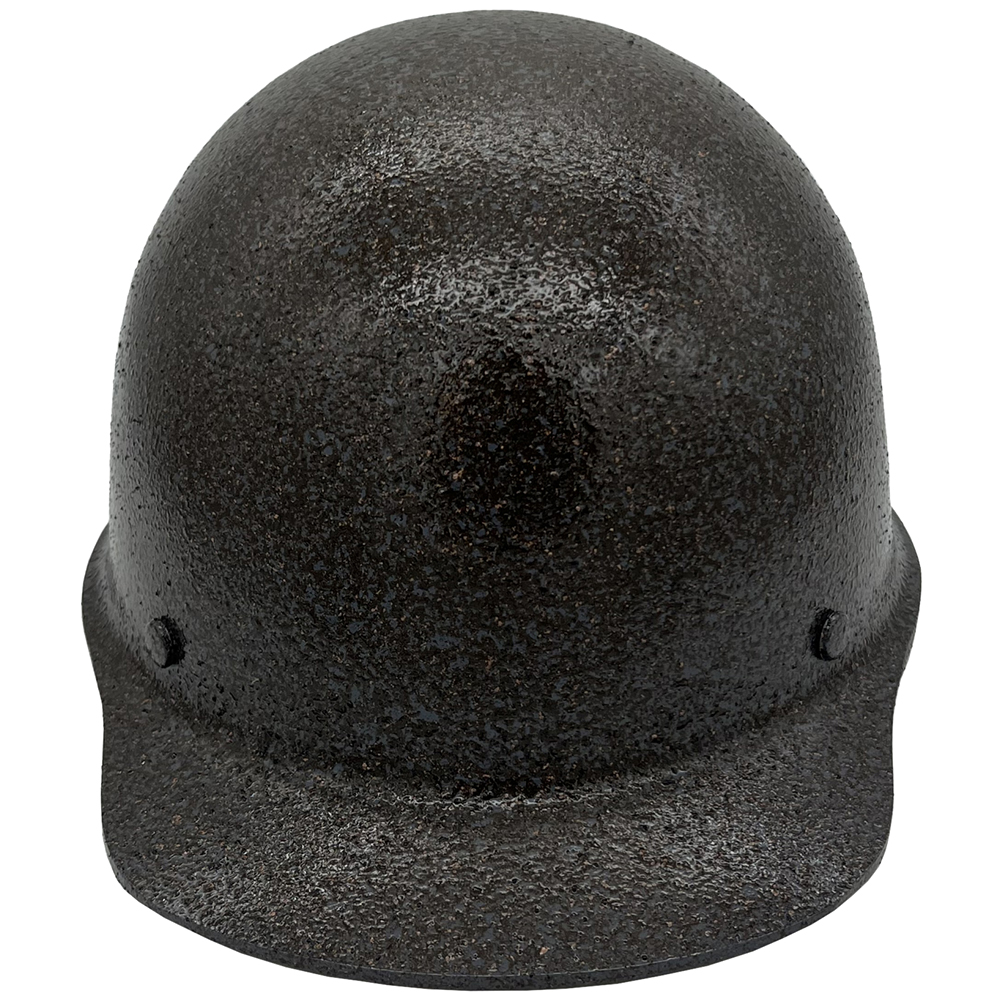 MSA Skullgard Cap Style Hard Hats With Swing Suspension Textured Dark Granite - Front
