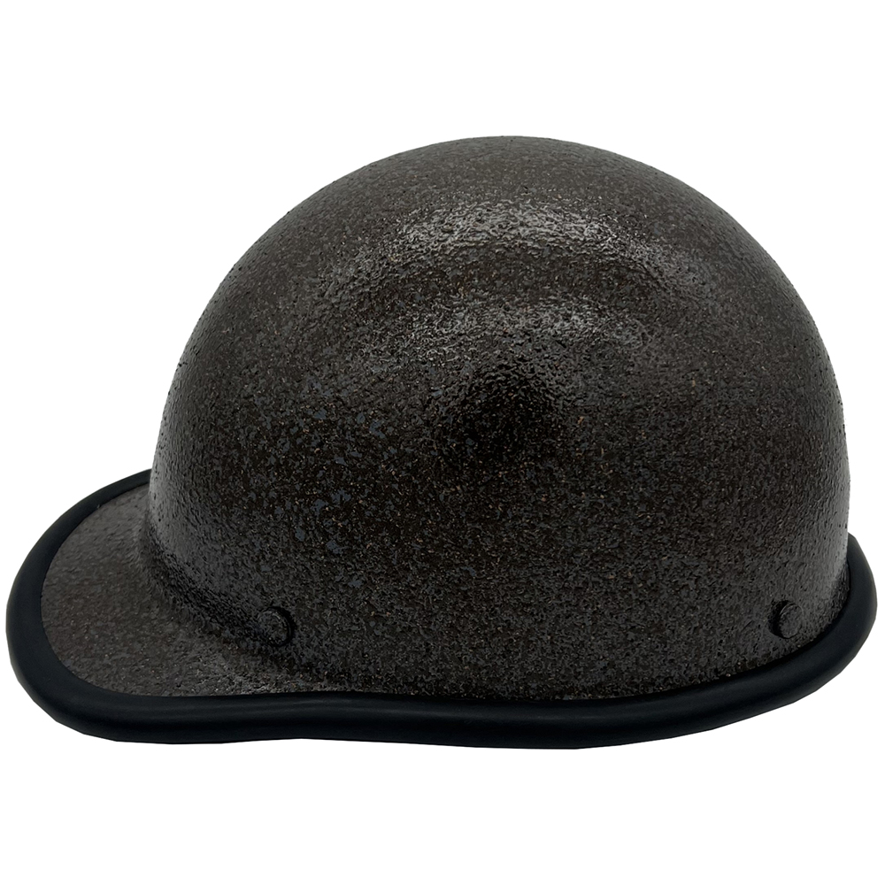 MSA Skullgard Cap Style Hard Hats With Swing Suspension Textured Dark Granite - Edge Left