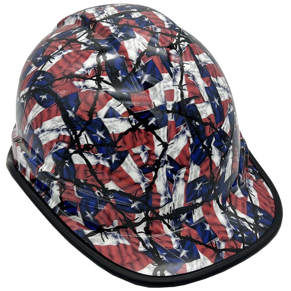 Texas Barbed Wire Hydro Cap Style - Edge Oblique Right
