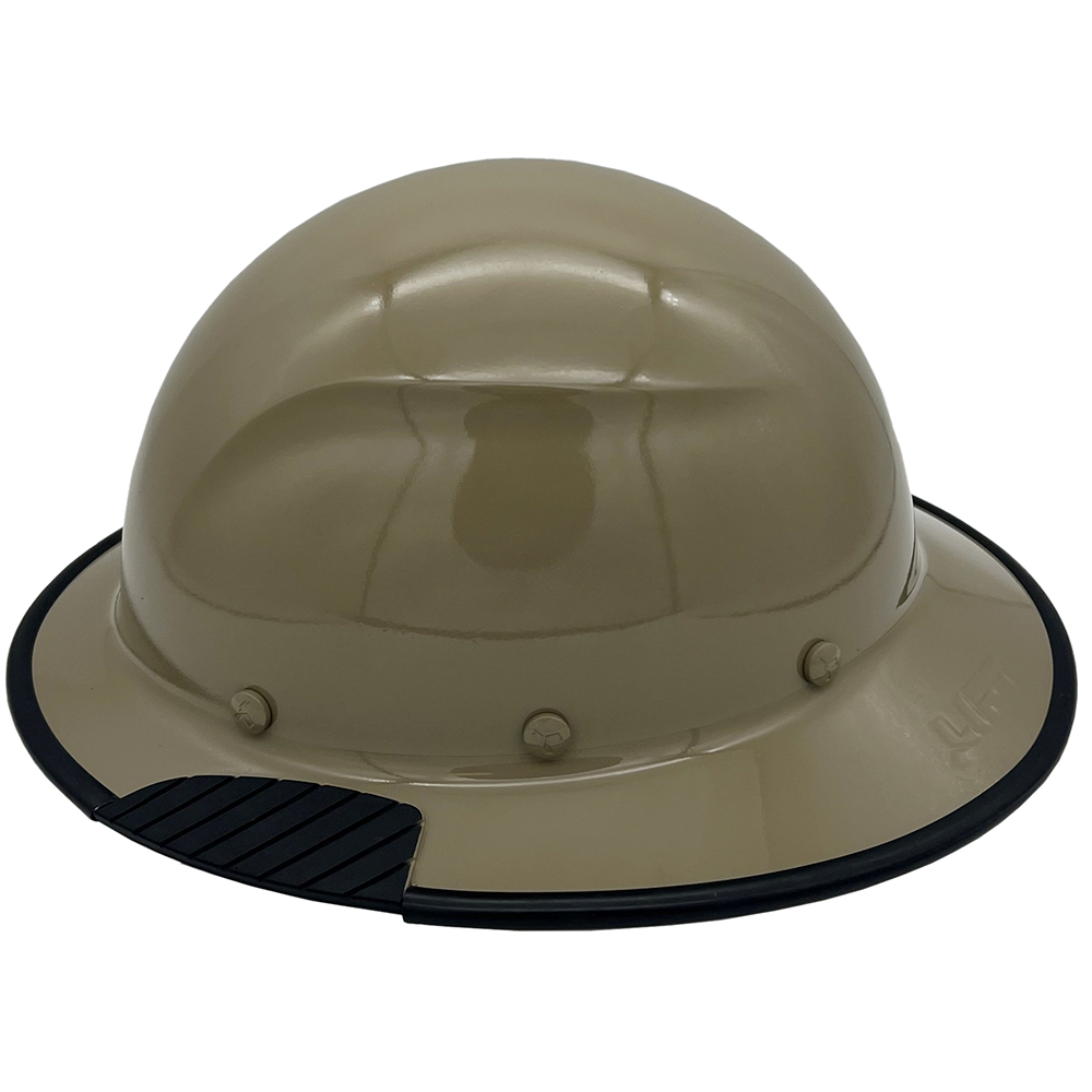 Actual Carbon Fiber Hard Hat - Full Brim Khaki