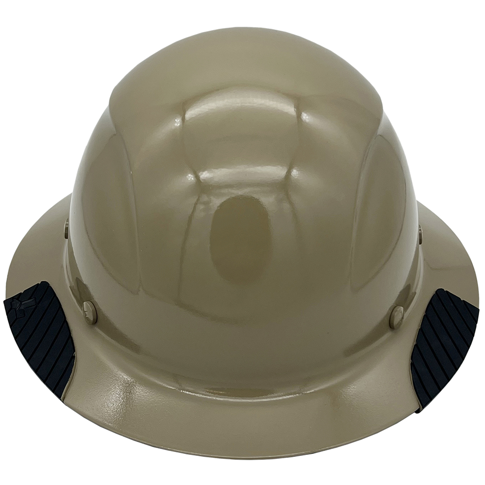 DAX Fiberglass Composite Hard Hat - Full Brim Khaki
