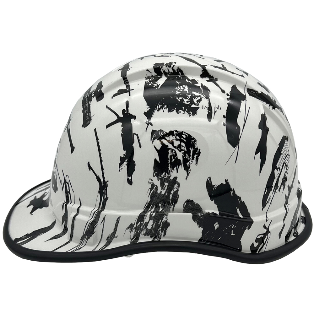 Combat White Hydro Cap Style - Edge Left