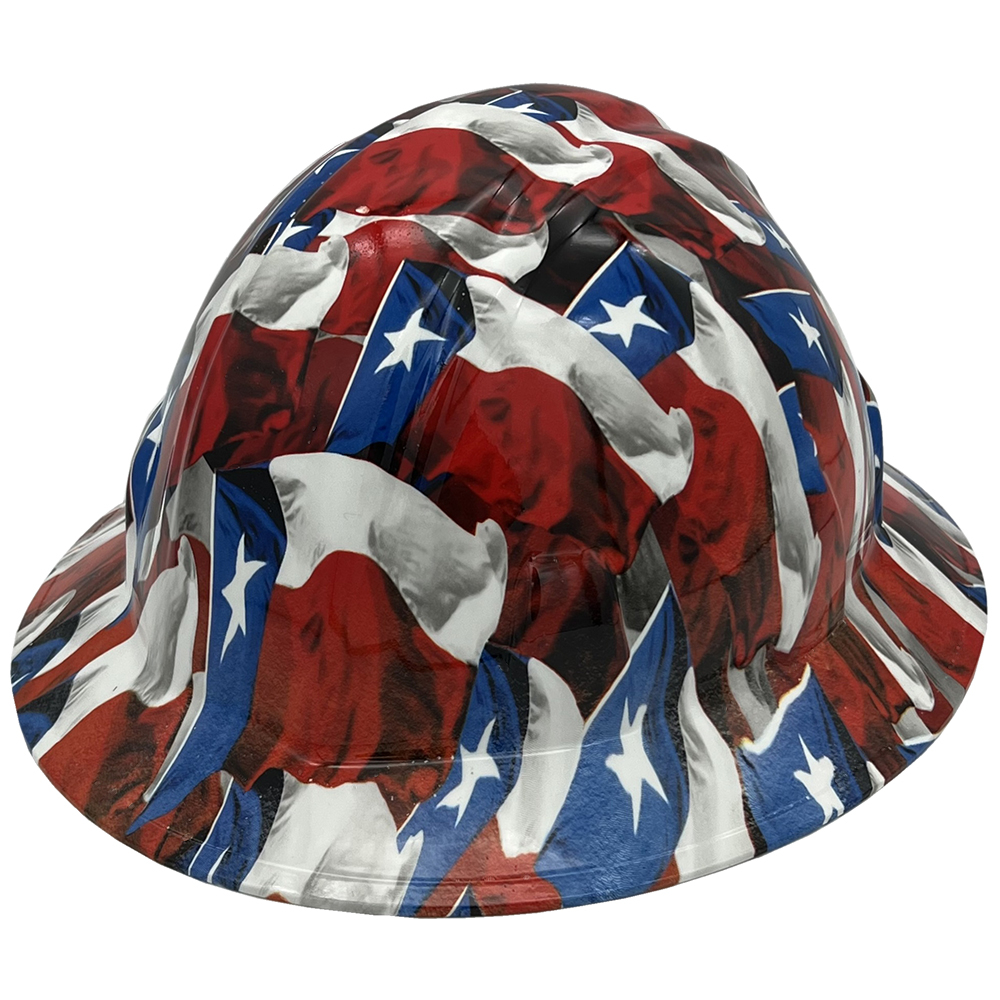 Texas Wavy Flag Hydro Full Brim - Oblique Left