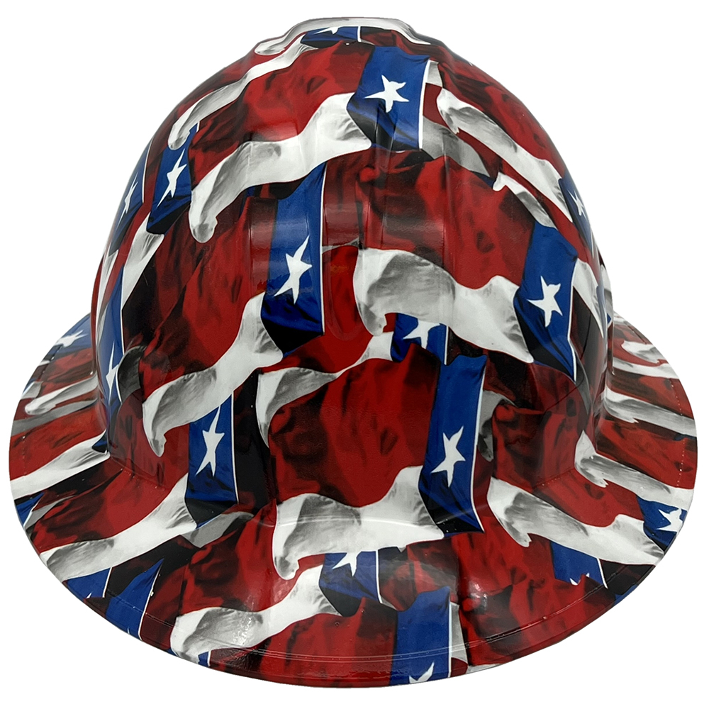 Texas Wavy Flag Hydro Full Brim - Back