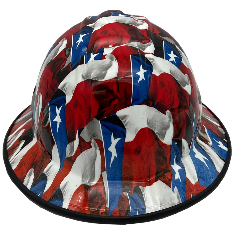 Texas Wavy Flag Hydro Full Brim - Edge Front