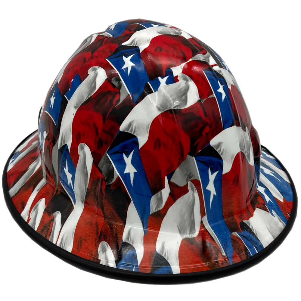 Texas Wavy Flag Hydro Full Brim - Edge Oblique Right