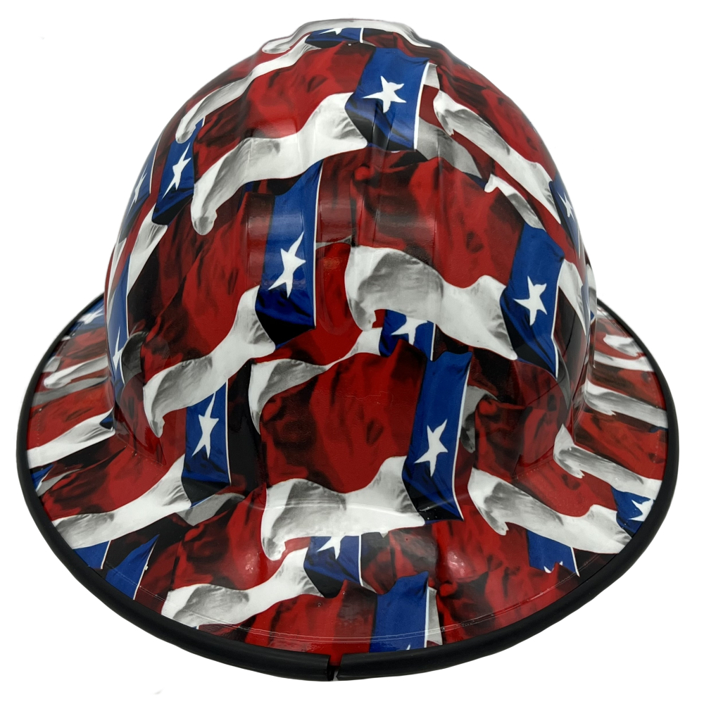 Texas Wavy Flag Hydro Full Brim - Edge Back