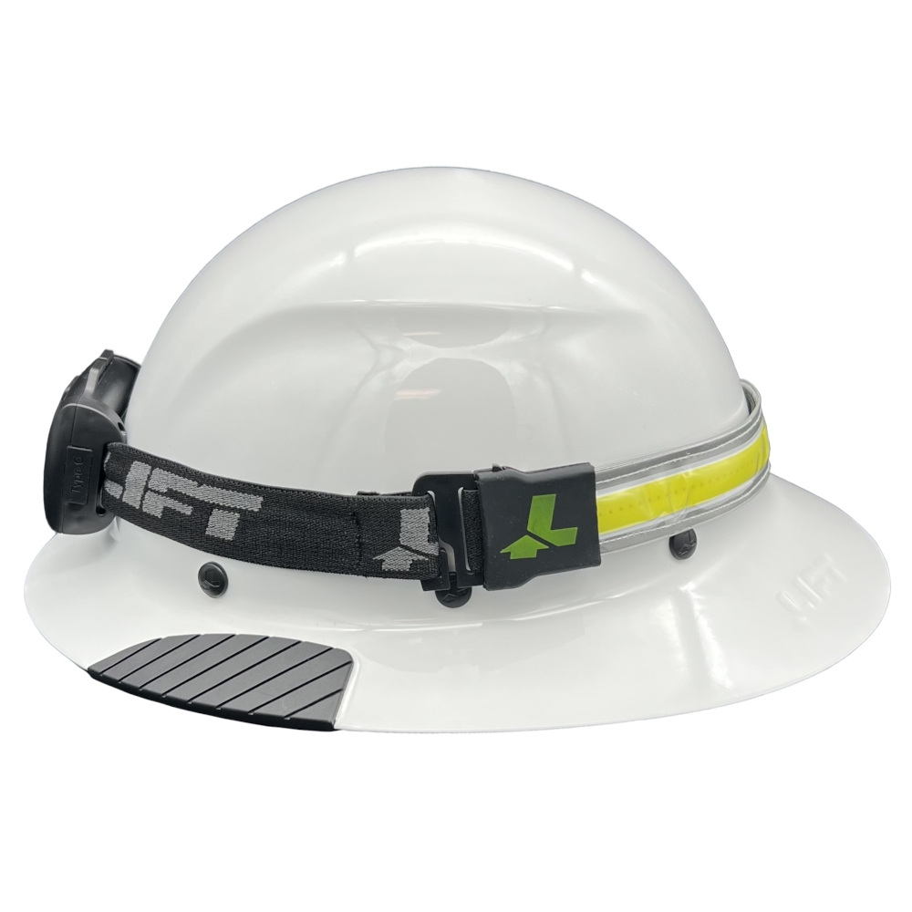 Hard Hat LED Headlamp | DAX Construction Helmet Light | Tasco