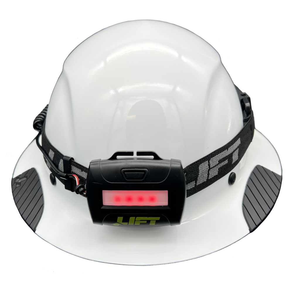 Hard Hat LED Headlamp | DAX Construction Helmet Light | Tasco