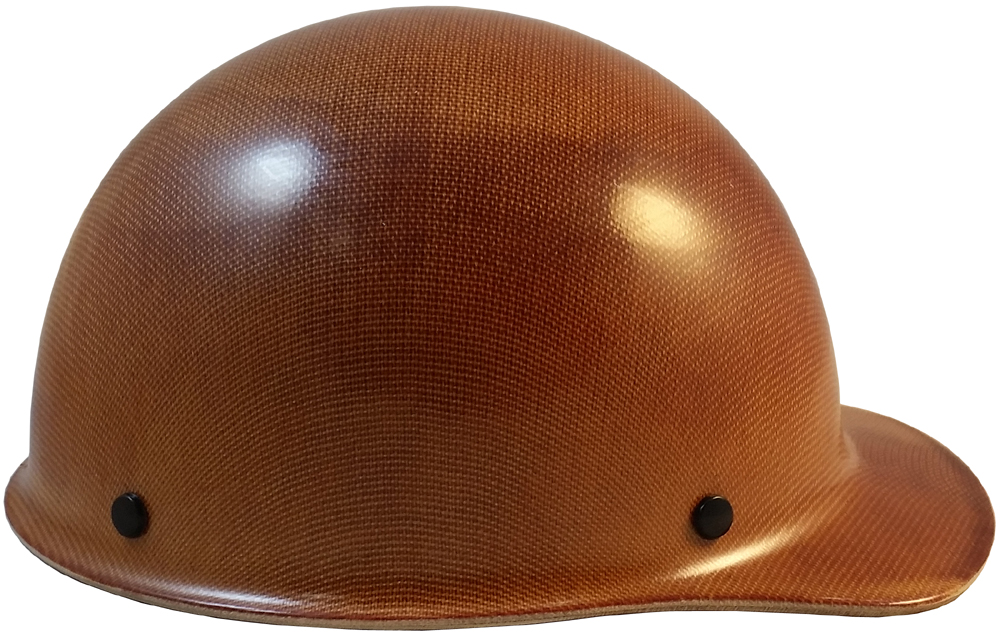 MSA Skullgard Cap Style With STAZ ON Suspension - Natural Tan - Right Side View