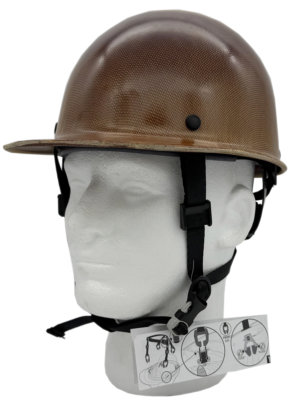 MSA Hard Hat Chin Strap | 4-Point Helmet Retention Strap | Tasco