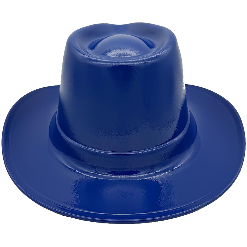 Occunomix Western Cowboy Hard Hats Royal Blue Back
