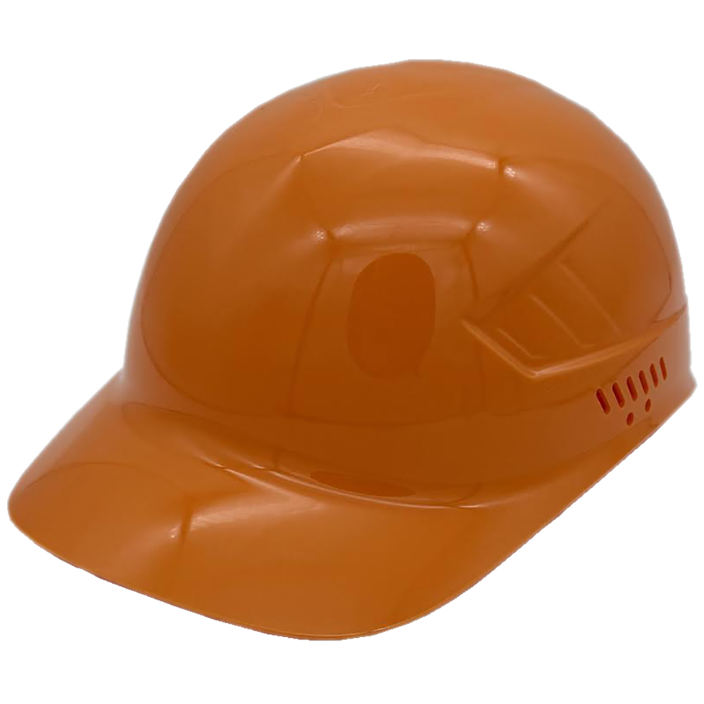Pyramex Ridgeline Plastic Bump Cap - Orange Color (HP40040) Oblique Left