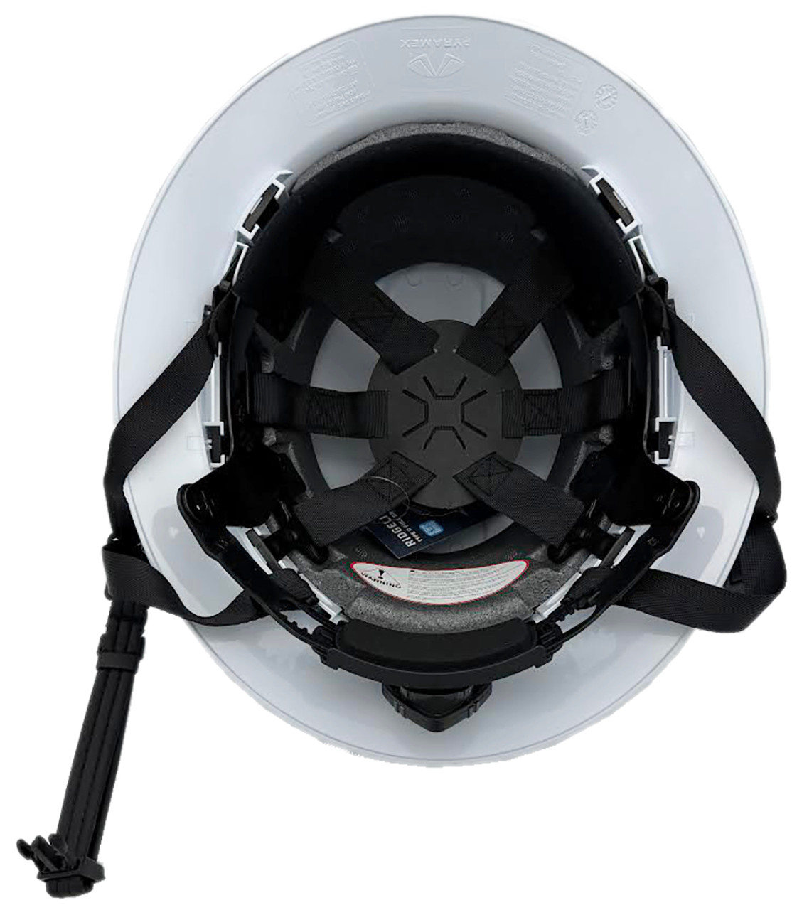 Pyramex Type II T2 Ridgeline Full Brim Hydro Dipped Hard Hat - Inside