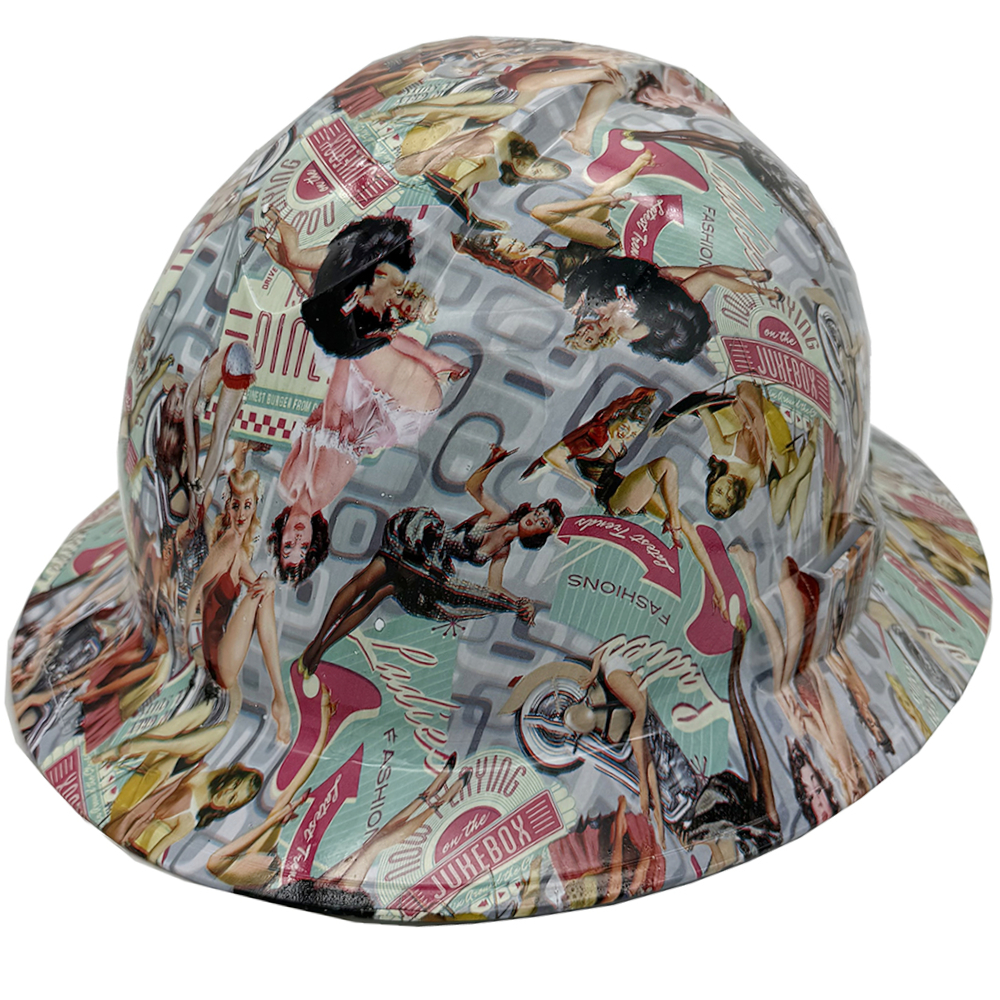 Pyramex Type II T2 Ridgeline Full Brim Hydro Dipped Hard Hat - Oblique Left