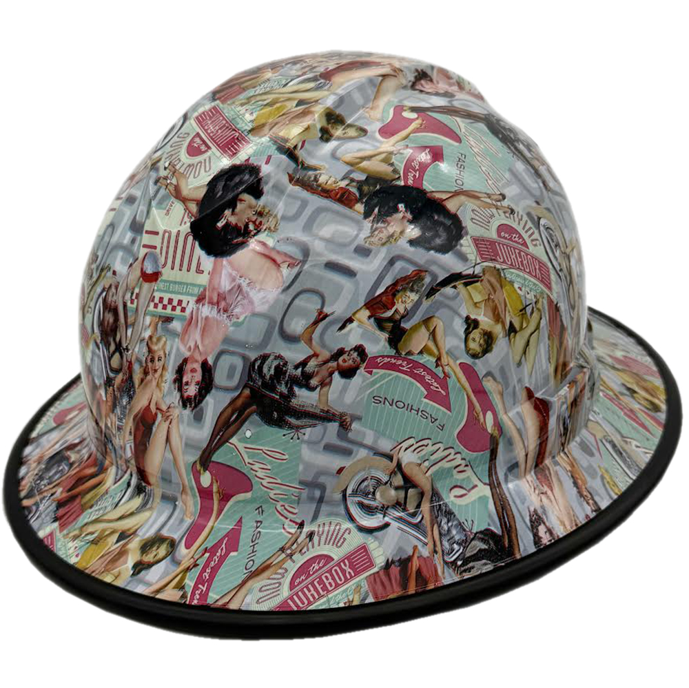 Pyramex Type II T2 Ridgeline Full Brim Hydro Dipped Hard Hat - Edge Oblique Left
