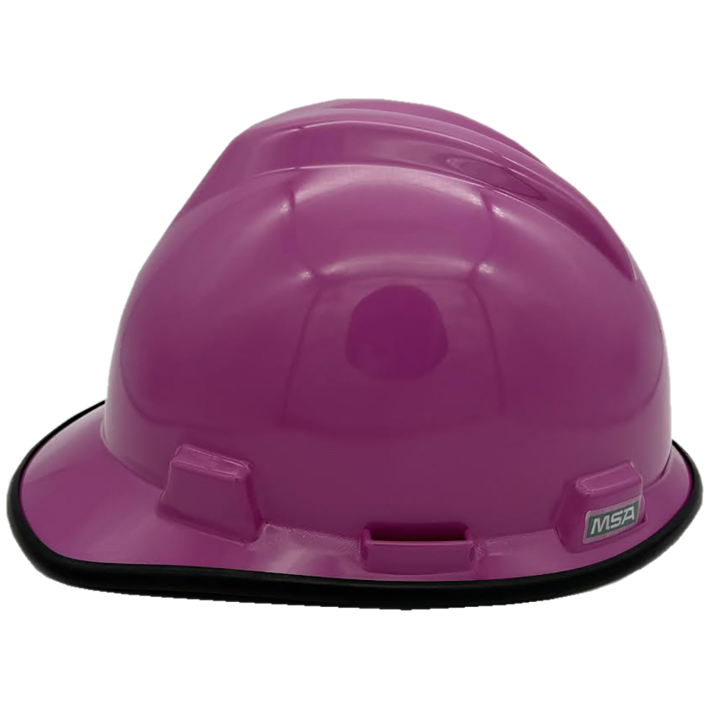 MSA Cap Style Small Hard Hats with Fas-Trac Suspensions Magenta - Edge Left