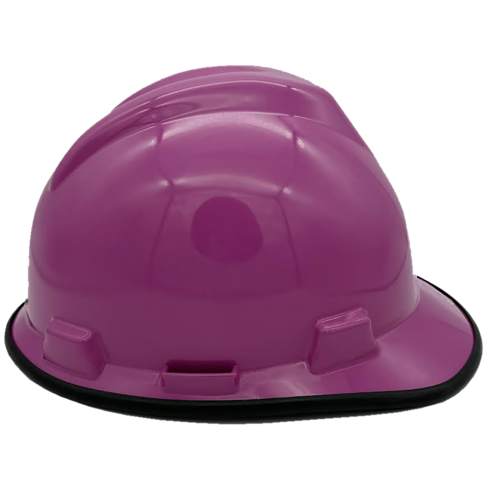 MSA Cap Style Small Hard Hats with Fas-Trac Suspensions Magenta - Edge Right
