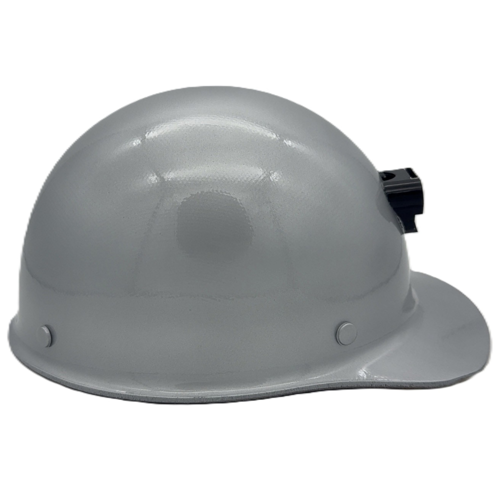 Skullgard Cap Style With Light Clip Ratchet Suspension Silver ~ Right