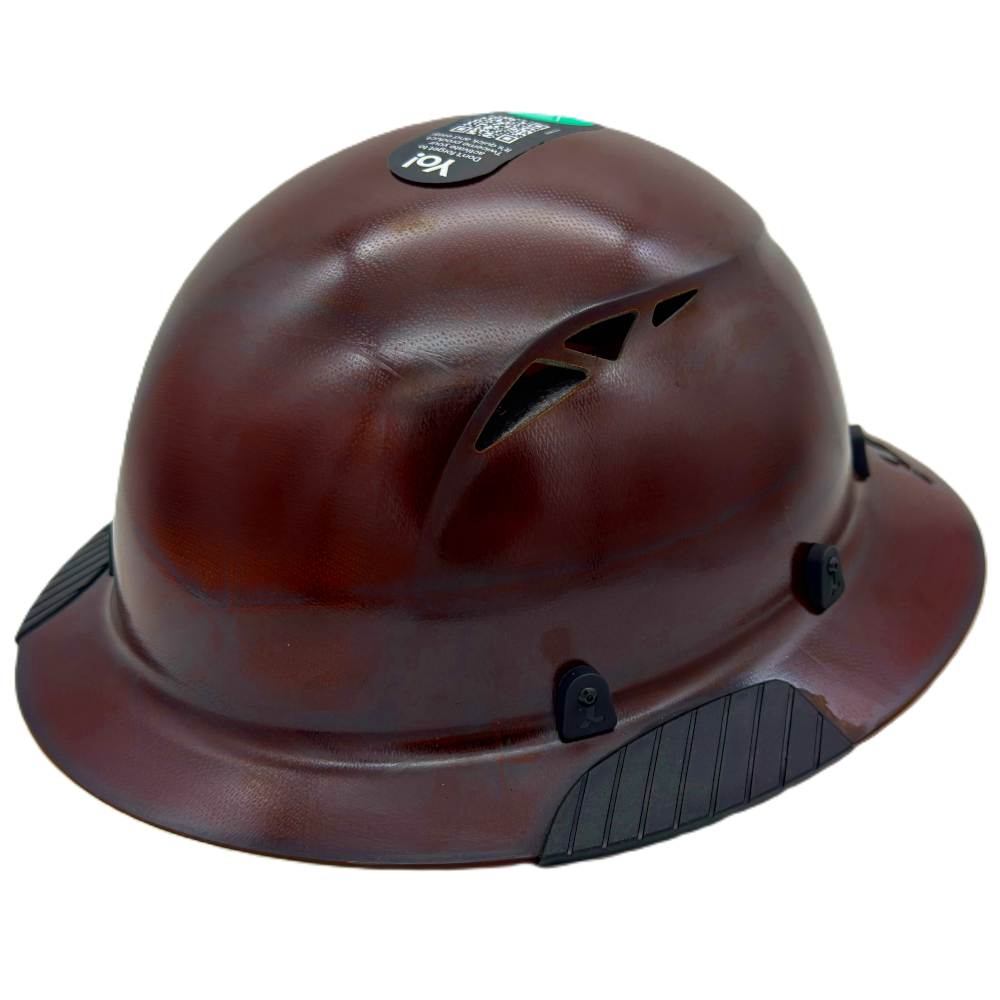 Fiber Reinforced Hard Hat Full Brim Natural Tan - Oblique Left View