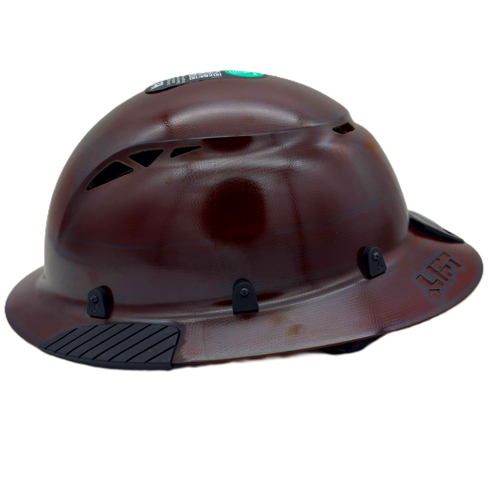 Fiber Reinforced Hard Hat Full Brim Natural Tan - Left View