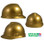 MSA Metallic Gold V-Gard Hard Hats with Ratchet Suspension. pic 1