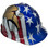 MSA V-Gard American Flag and 2 Eagles Hard Hats - Oblique Right