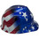 MSA V-Gard American Stars and Stripes Hard Hats - Right