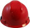 MSA V-Gard BLACK Shell Canadian Flag Hard Hats - Back View