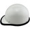 Skullgard Cap Style With Ratchet Suspension White with Edge Left