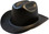 Outlaw Cowboy Hardhat with Ratchet Suspension Black Obique View