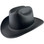 Outlaw Cowboy Hardhat with Ratchet Suspension Black with Protective Edge