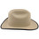 Outlaw Cowboy Hardhat with Ratchet Suspension Tan Color
with Optional Edge Left Side View