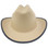 Outlaw Cowboy Hardhat with Ratchet Suspension Tan Color
with Optional Edge Front View