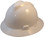 MSA V-Gard Full Brim Hard Hats with Fas-Trac III Suspensions  ~ White