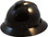 MSA V-Gard Full Brim Hard Hats with Staz-On Suspensions ~ Black