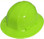 ERB Omega II Full Brim Hard Hats ~ Hi-Viz Lime