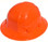 ERB Omega II Full Brim Hard Hats w/ Ratchet Orange pic 1
