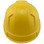 Pyramex Ridgeline Cap Style Hard Hats Yellow - Back