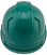 Pyramex Ridgeline Cap Style Hard Hats Green - Back