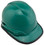 Pyramex Ridgeline Cap Style Hard Hats Green with edge-Right  Oblique View