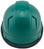 Pyramex Ridgeline Cap Style Hard Hats Green with edge-Back