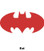 Reflective Hard Hat Decals ~ Bat