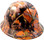 American Camo Orange Full Brim Style Hydro Hard Hats Oblique