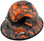 American Camo Orange Full Brim Style Hydro Hard Hats Edge Left