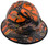 American Camo Orange Full Brim Style Hydro Hard Hats Edge Right