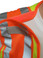 Lime Class II MESH First Responder Safety Vest ~ Orange/Silver Stripes and 5 Point Tear-Away shoulder pic 1